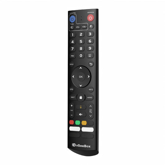 vSeeBox Backlit Voice Remote (Elite Ultra & V5 Pro Compatible)