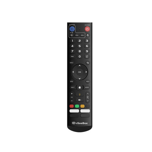 vSeeBox Backlit Voice Remote (Elite Ultra & V5 Pro Compatible)