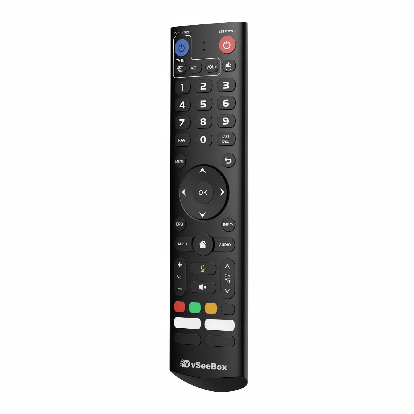 vSeeBox Backlit Voice Remote (Elite Ultra & V5 Pro Compatible)